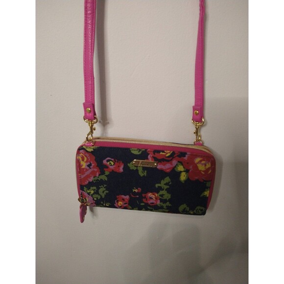 Buxton pink floral small Crossbody - Picture 3 of 9